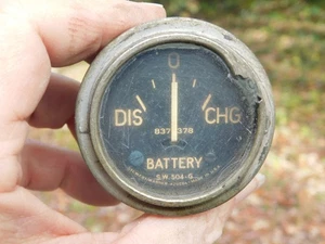 8376378  Jeep M38 S.W. Battery Generator Gauge 504-G - Picture 1 of 3