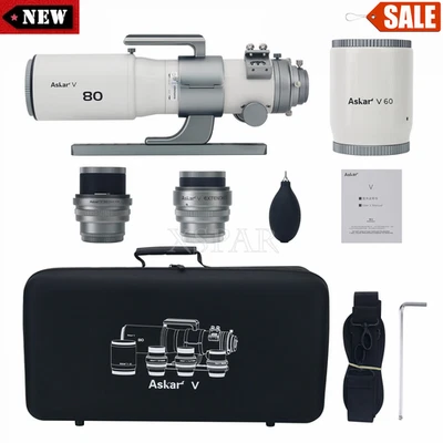 Askar V Astronomical Telescope 60/80mm Double Objective Lens w/Reducer/Extender - Image 1 of 4