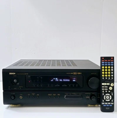 Denon AVR-1803 6.1ch Dolby DTS Surround AV Receiver  Remote Bundle - Image 1 of 4