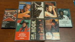 Cassette TAPES Various Artists All Tested Country Haggard Strait Alabama Lot (A) - Imagen 1 de 9