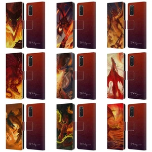 PIYA WANNACHAIWONG DRAGONS DE FEU ÉTUI COQUE EN CUIR POUR SAMSUNG TÉLÉPHONES 1 - Photo 1 sur 13