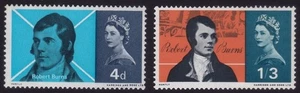 Great Britain 1966 Robert Burns Sc#444-445 MNH @S4911 - Picture 1 of 1