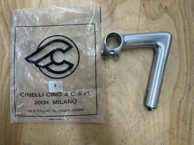 Cinelli 1a Quill Stem 100mm Silver Anodized Vintage NOS Eroica - Image 1 of 3