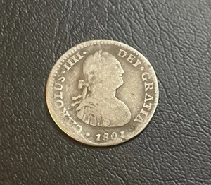1801 1 Reale Spanish Colonial Silver Coin - Picture 1 of 5