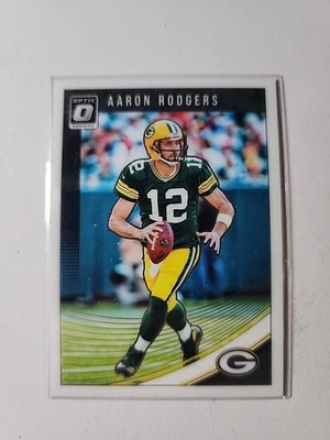 2018 Donruss Optic #37 Aaron Rodgers Green Bay Packers  - Image 1 of 2