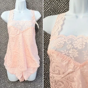 NEW Maidenform VTG 80s Chantilly Camisole and Tap Pants Set Size M or 6/36 - Picture 1 of 11