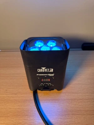 Chauvet DJ Freedom Par Tri-6 RGB Wireless LED Par Wired Only Battery Dead, Works - Image 1 of 4