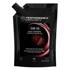 TRIUMPH PERFORMANCE LUBRICANTS 15W50 FULLY SYNTHETIC OIL 1 LITRE PLFS23001-1550 - Picture 1 of 1
