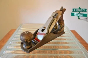 Vintage Stanley Handyman Model C72 9" Wood Plane Woodworking Tool  Made In USA - Picture 1 of 5