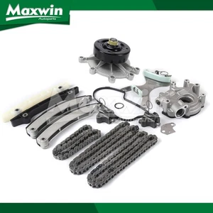 Timing Chain Kit Oil Water Pump Fit Dodge Dakota Ram Jeep Liberty 3.7L NO Gears - Foto 1 di 16