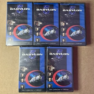 Babylon 5 The Collector's Edition VHS Lot 5 Tapes NEW SEALED ReTV 1999 Vintage - Picture 1 of 5