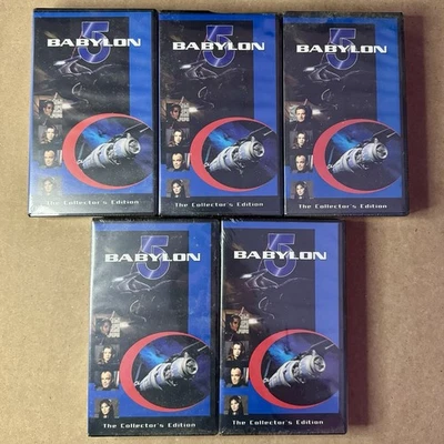 Babylon 5 The Collector's Edition VHS Lot 5 Tapes NEW SEALED ReTV 1999 Vintage - Image 1 of 4