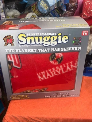 SNUGGIE Original Blanket Sleeves Red MD Adult Soft Fleece In Box One Size SEALED - Image 1 of 4