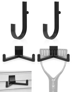 JISHAHS Storage Shed Hooks for Suncast Shed Shelves Accessories - 2 J-Hooks a... - Picture 1 of 7