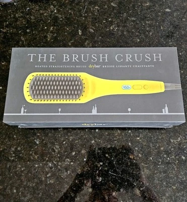 Drybar The Brush Crush Heated Straightening Brush Full Size NIB!  $149 MSRP!!! - Image 1 of 4