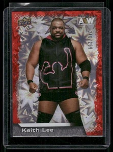 KEITH LEE 2022 Upper Deck AEW All Elite Wrestling Dynamite Red Parallel #D /299 - Bild 1 von 2