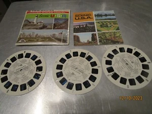 View Master A996, Scenic U-S-A, GAF, 3 Walzen Set mit Broschüre. b334 - Bild 1 von 5