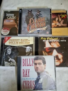 Country Greats Bundle Lot Of 6 Mixed Music Cds Preowned - Picture 1 of 2