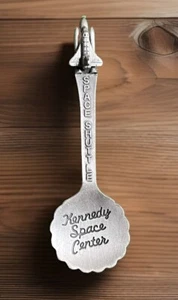 Kennedy Space Center Pewter Memorabilia Collectors Spoon Space Shuttle NASA - Picture 1 of 3