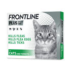 Cats Spot On Fast Acting Highly Effective Kills Fleas Ticks 3 Pipettes x 0.5ml