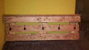 PALETTENMÖBEL EURO PALETTE GARDEROBE AUS PALETTENHOLZ - Bild 1 von 7