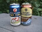 FAT TIRE - NEW BELGIUM & HENRY'S PRIVATE RESERVE!  Two Unique 12 oz. Beer Cans.