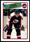 1988-89 O-Pee-Chee Dave Ellett. Winnipeg Jets #167