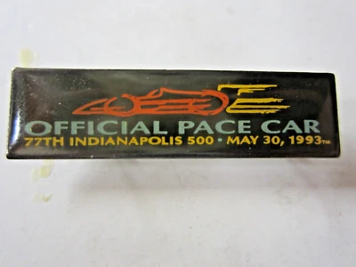 Indy 500 Original 1993 77th Annual May 30th Official Pace Car Collector Pin - Image 1 of 3