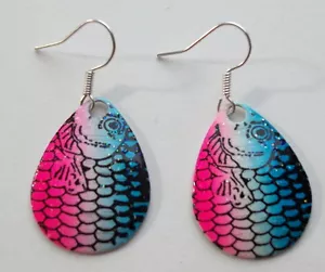 (1) Pair Custom Colorado Blade Fishing Lure Earrings #1 -Jewelry-Fishing-"NEW" - Picture 1 of 2