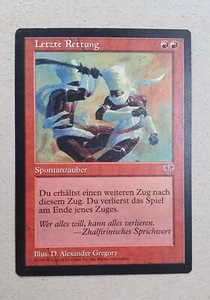 MtG - Final Fortune / Letzte Rettung x1 - Mirage - Rare Extra Turn Reserved List - Bild 1 von 2