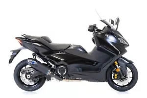 2017-2025 Yamaha TMAX 560 Termignoni BLACK Titanium Full Exhaust System - Picture 1 of 7
