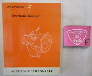 1999 HYUNDAI AUTOMATIC TRANSMISSION TRANSAXLE OVERHAUL MANUAL - Picture 1 of 6