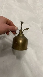 Vintage Brass Thumb Pump Oil Can - Picture 1 of 5