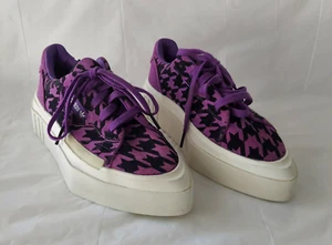 Adidas Originals Shoes Hypersleek 2" Platform Purple G54057 Size 5.5 Houndstooth - Picture 1 of 12