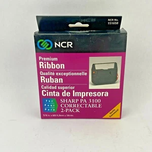Typewriter Ribbon SHARP PA3100 CORRECTABLE Black Film NCR Brand - Picture 1 of 5