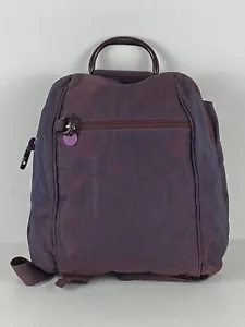 Mandarina Duck MD20 Small Backpack w/ Chest Strap Purple Women's F180 - Picture 1 of 7