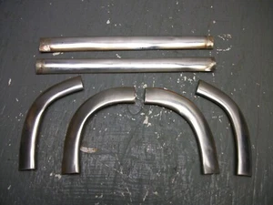 1954 Plymouth Savoy Belvedere Windshield Trim Chrome - Small Dents - Picture 1 of 4
