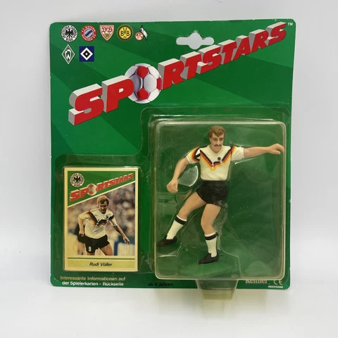 Rudi Voller Sportstars Kenner Figure and Card German National Team Cover