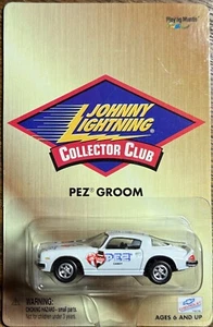 Johnny Lightning Collector Club Pez Groom 1975 Chevy Camaro Coupe White 1:64 - Picture 1 of 1