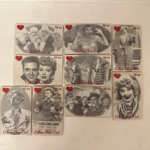 Lucille Ball "I love Lucy" Collector Phone Cards (SET) - Picture 1 of 3