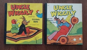 Pair of Vintage Uncle Wiggily Books and his Flying Rug & and his Funny Auto - Picture 1 of 14