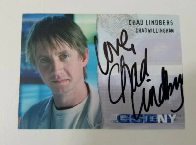 Collectible Csi-Ny A47 Chad Lindberg Signed - Image 1 of 4