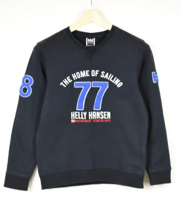 Sudadera Helly Hansen Hombre Pequeña Pullover Azul Cuello Redondo Logo Foto 1 de 4