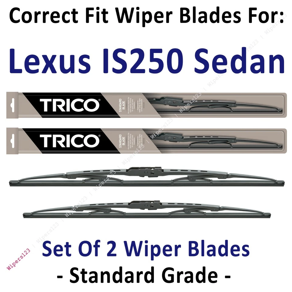 Paquete de 2 limpiaparabrisas estándar para Lexus IS250 2014-2015 sedán - 30240/180 Foto 1 de 1