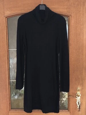 Neu ! edles Feinstrick- Kleid  von Peruvian Connection Gr. M schwarz pima cotton - Bild 1 von 3