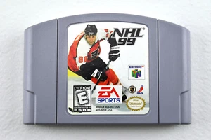 NHL 99' - Nintendo 64 N64 Auténtico Juego de Hockey OEM Probado Limpio - ¡Prístino! - Imagen 1 de 2