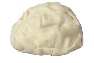 Vintage Flapper Skull Cap Ladies Hat Off White One Size - Picture 1 of 6