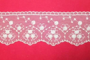 Lace Tulle Ribbon High 7cm Sweet Trims MAG05 Trim Edging - Picture 1 of 4