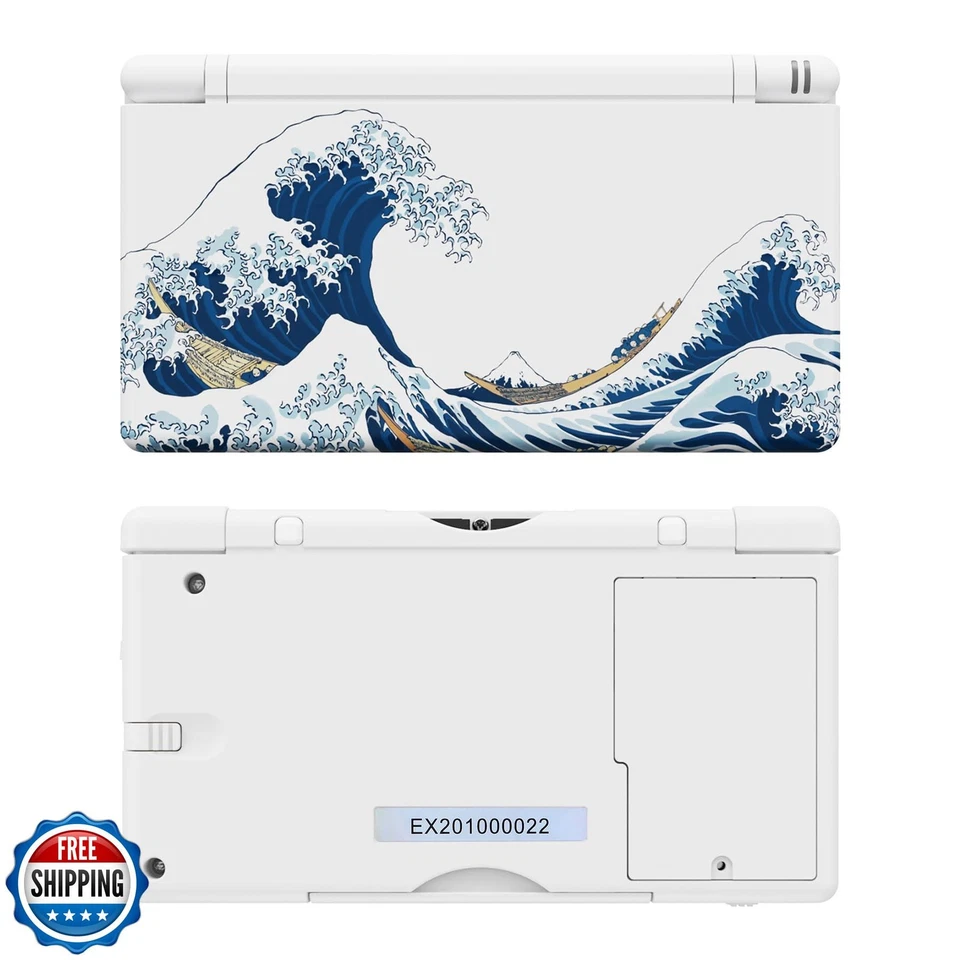 eXtremeRate The Great Wave Replacement Full Housing Shell for Nintendo DS Lit - Image 1 of 4