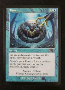 Magic The Gathering Tinker Eternal Weekend Promo Vintage Top 32 ¡Vendedor de Estados Unidos!  Casi nuevo  - Imagen 1 de 10